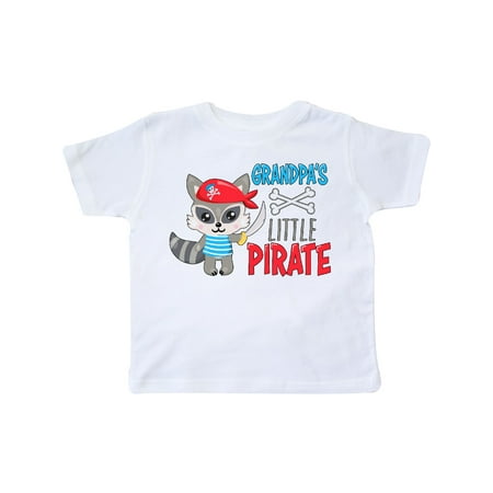 

Inktastic Grandpa s Little Pirate Cute Raccoon with Sword Gift Toddler Boy or Toddler Girl T-Shirt