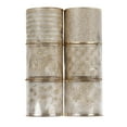 thumbnail image 2 of 6 cintas decorativas con purpurina, reutilizables, para envolver regalos y manualidades florales. Dorado champagne, 2 of 5