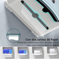 thumbnail image 2 of Porta Rollo de Papel Higiénico, Gran Capacidad Dispensador de Toallas de Baño Impermeable con Caja de Almacenamiento, Soporte Papel Higienico de Pared (Gris), 2 of 4