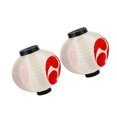 thumbnail image 1 of unbranded 2Ud Faroles De Seda Japoneses Beige Para En Restaurante Con Material Impermeable, 1 of 8