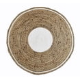 thumbnail image 2 of KH Handloom Handmade Hand Braided Natural Jute Carpet for Living Room, Jute Round Floor Mat, Rugs for Living Room, Jute Centre Table Carpet, Home Decore Rug, 2 of 5