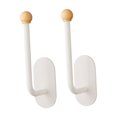 thumbnail image 4 of predolo 2 Pieces Boxing Glove Wall Hooks Storage Rack Compact Stylish for Home Gym Portable Easy Installation Wall Mount White, 4 of 8