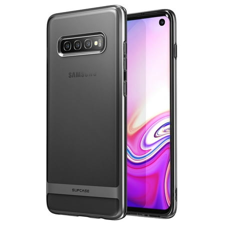 Samsung Galaxy S10 Case (2019 Release), SUPCASE Unicorn Beetle Metro Series Transparent Slim Fit Flexible Soft TPU Cover with Stylish Electroplated Lines