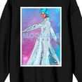 thumbnail image 2 of David Bowie Colored Smoke Crew Neck Long Sleeve White Adult Tee-Large, 2 of 7