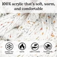 thumbnail image 5 of Funky Junque Slouchy Beanie for Women – Warm Winter Hat, Soft Chunky Cable Knit Oversized Slouch Beanies for Cold Weather, Cozy Stylish Fashion Hats - Confetti Ivory, 5 of 8