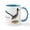 White/Blue Inside, variant on CafePress - Roadrunner Mug - 11 oz Ceramic Mug - Novelty Coffee Tea Cup