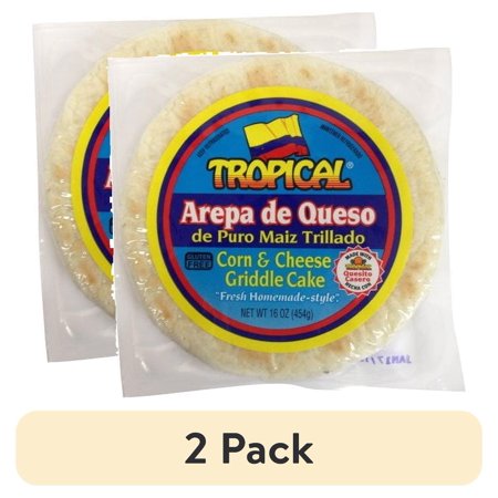 (2 pack) Tropical Cheese Arepa de Queso/ Cheese Arepa 16oz