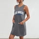thumbnail image 4 of Vestido de Verano para Mujeres, Vestido de Cuello Redondo sin Mangas de Bolsillo de Impresión de Moda Casual Hecha de 95% Poliéster 5% Spandex para Primavera Verano, Vestido Sexy para Mujeres, 4 of 4