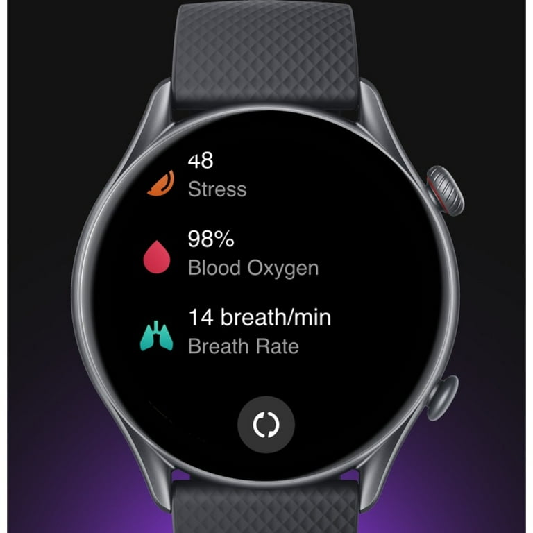 Amazfit GTR 3 Pro Smart Watch: Android & iOS with Bluetooth Call - GPS - Men's Fitness Tracker - 150 Sports Modes - 1.45”AMOLED Display - Blood Oxygen Heart Rate Tracking - Waterproof, Infinite Black - Walmart.com Amazfit GTR 3 Pro Smart Watch: Android & iOS with Bluetooth Call - GPS - Men's Fitness Tracker - 150 Sports Modes - 1.45”AMOLED Display - Blood Oxygen Heart Rate Tracking - Waterproof, Infinite Black - Walmart.com