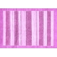 thumbnail image 1 of Ahgly Company Indoor Rectangle Solid Purple Modern Area Rugs, 4' x 6', 1 of 4