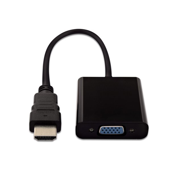 V7 Video Adapter HDMI Male to VGA Female, Black