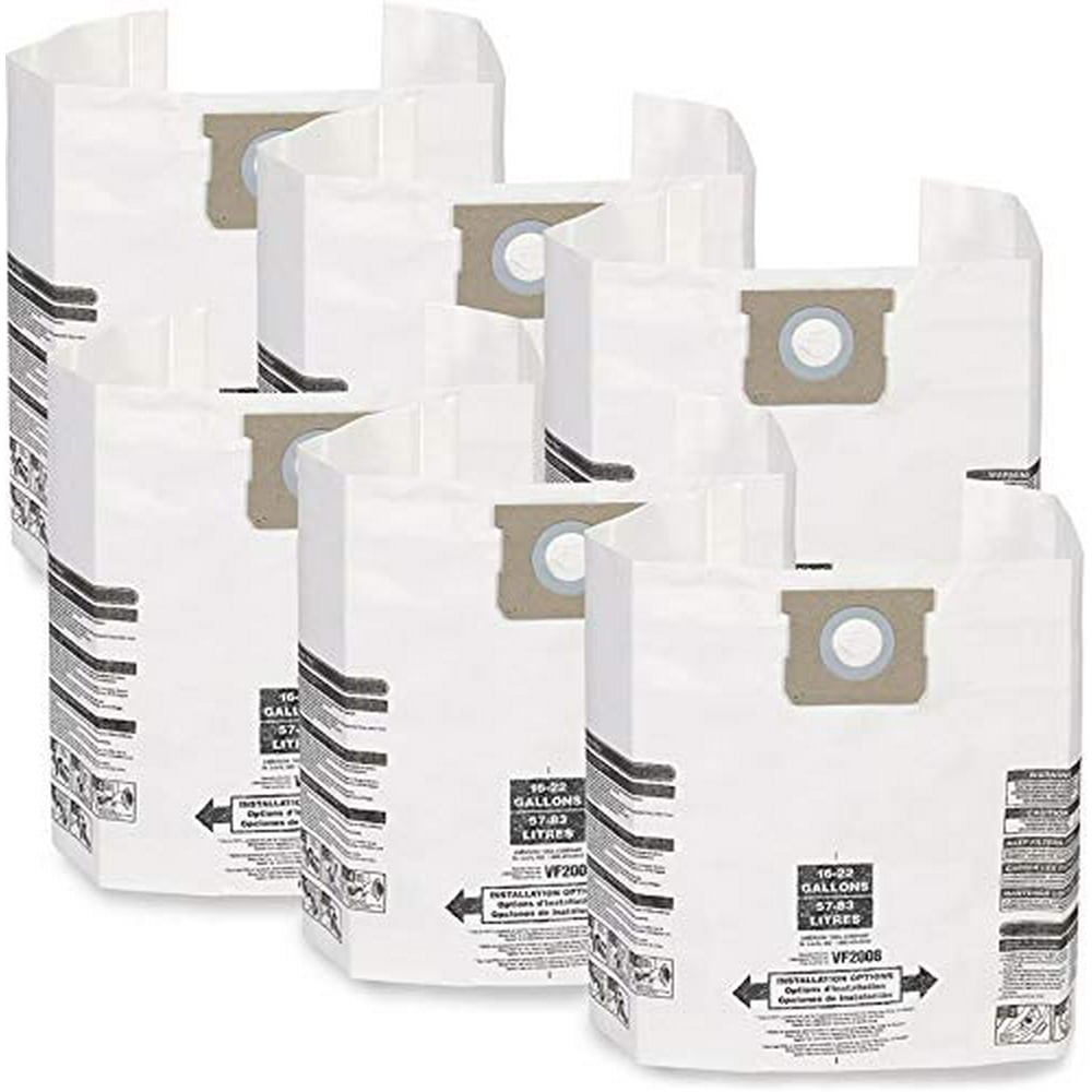 MultiFit Wet Dry Vacuum Bags VF2008TP General Dust Filter Bag, Bag