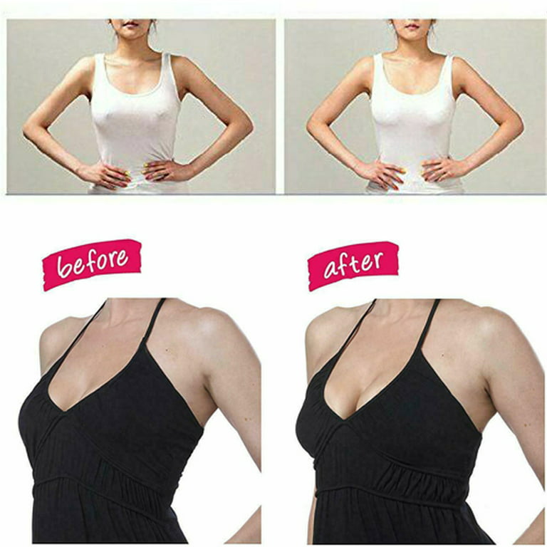 VOOPET Silicone Push Up Invisible Bra Adhesive Nipple Cover Breast Lift  Strapless Bra Bust Lifter Stickers for Women 
