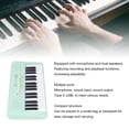 thumbnail image 4 of Teclado de piano para niones, piano de teclado para niños de 32 teclas con 16 tonos 10 ritmos vibrato sosteniendo efectos de eco, teclado electódico portátil instrumentos, 4 of 7