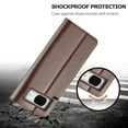 thumbnail image 5 of Pixel 7A Wallet Case for Google Pixel 7A Premium Luxury PU Leather Wallet Flip Magnetic Clasp Cover Retro 7A Case Credit Card Holder Kickstand Shockproof Case,
Brown, 5 of 7