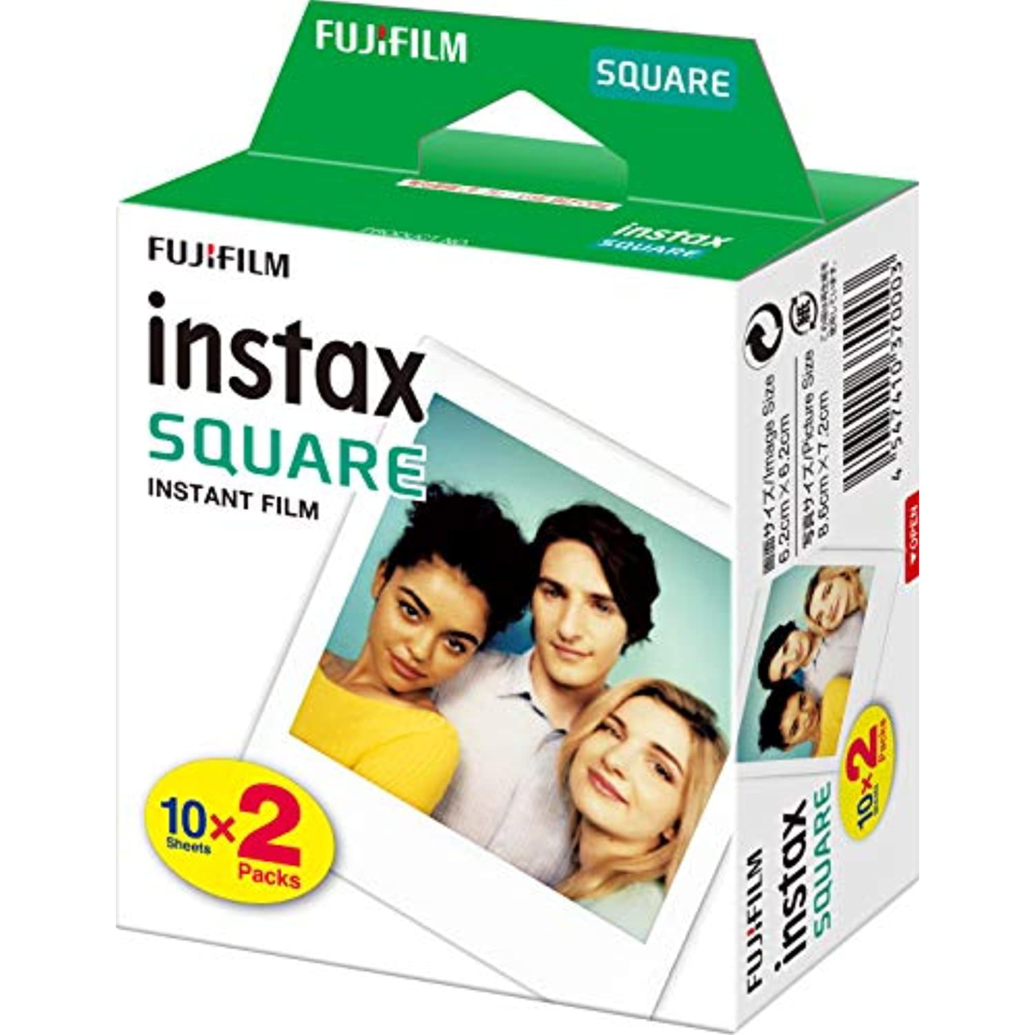 Fujifilm Instax SQUARE Instant Film (20 Exposures) Walmart.com