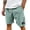 Light Green_AA01, variant on Resicozy Mens Corduroy Shorts Casual Elastic Waist Drawstring 2026 Summer Beach Lounge Short with Pockets Navy L