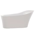 thumbnail image 3 of Anzzi Ftaz092-T063 Maple 67" Free Standing Acrylic Bathroom Combination Tub - White, 3 of 4