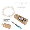 thumbnail image 2 of Labymos 4.5V 1.2W 2Meters 20 LED Copper Wire Fairy String Light 6 Pack Multi-color Twistable, 2 of 8