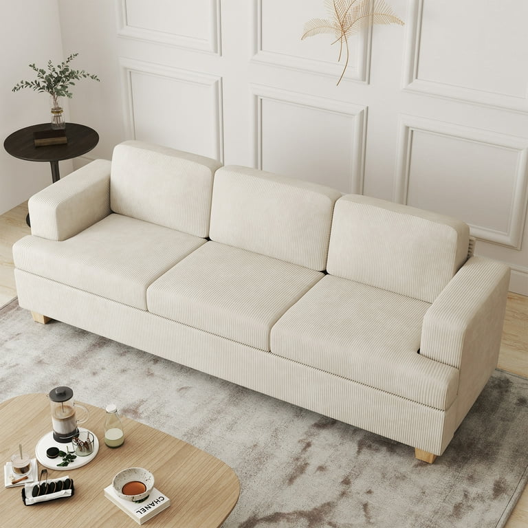 YOUDENOVA Comfy Sitting 3-Seater Soft Big Sofa Couch, 89 YOUDENOVA Comfy Sitting 3-Seater Soft Big Sofa Couch, 89