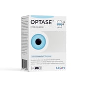 OPTASE Cooling Eye Mask - Reusable Cooling Mask Featuring HydroCool Tech Designed to Relieve Allergy Symptoms Such As Itchy, Red, Watery Eyes as Well as Puffy or Inflamed Eyes and Eyelids.