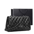 thumbnail image 5 of Women's One Size Fits All Leather Shoulder Bag, 5 of 5