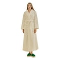 thumbnail image 1 of PEASKJP Womens Pajamas Lightweight Spa Bathrobe Soft Knit Kimono Robe with Pockets, Beige M, 1 of 3