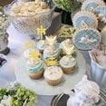 thumbnail image 7 of 24 Pack First Holy Communion Cupcake Toppers Gold Glitter Dove Angel God Bless Cross Cupcake Picks for Baptism First Communion Theme Baby Shower Birthday Party Cake Decorations, 7 of 7