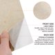 thumbnail image 4 of Parches de reparación de lino Uxcell autoadhesivos para tela de sofá, se pueden usar para muebles color beige 3.9"x63", 4 of 6