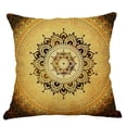 thumbnail image 1 of Decoración del hogar Throw Pillow Case Colorful Abstract Mandala 18X18 Inch Funda de almohada cuadrada Funda de cojín Impreso en un lado BANYUO Electrónica, 1 of 4
