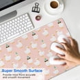 thumbnail image 4 of 35.4x15.7 Inch Gaming Mouse Pad, Non-Slip Stitched Rubber Desk Mat for Desktop & Laptop,Christmas Duck Party Hat Pink Pattern, 4 of 6