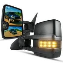 Spec-D Tuning Power Heated Towing Mirrors w/ Smoke LED Signal   Blind Spot Compatible with 2007-2021 Toyota Tundra, 2008-2017 Toyota Sequoia Left   Right Pair