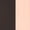 Black / Camel, variant on COUVER Women's Color Block Hourglass Panel Contrast Midi Dress Charcoal Black Large