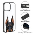 thumbnail image 2 of FINCIBO Soft Rubber Protector Cover Case for Apple iPhone 13 Pro 6.1" 2021 (NOT FIT iPhone 13 mini 5.4" 2021/iPhone 13 6.1" 2021/iPhone 13 Pro Max 6.7" 2021), Animal Black Rust Doberman Pinscher Dog, 2 of 5