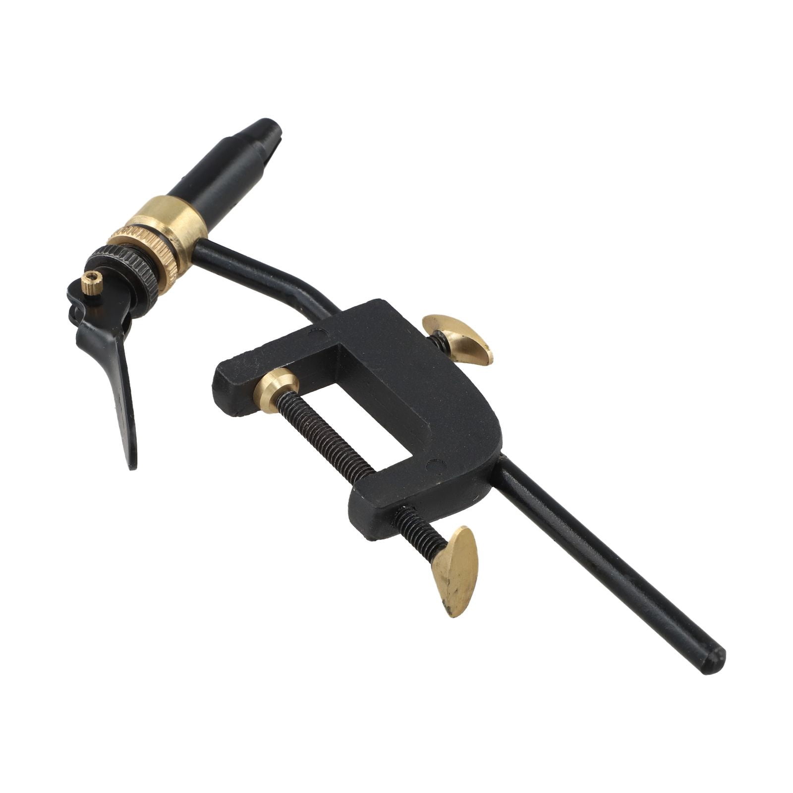 CENL Fly Tying Vise Tool Safety Holding Fishing Hook C-clamp Tying Vise With Steel Hardened Jaw Fly Fishing Tackle Kit Accessories
