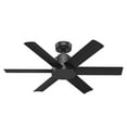 thumbnail image 3 of Hunter - Kennicott Indoor/Outdoor Ceiling Fan, Wall Control, 44-inch, Matte Black, Casual-style, 3-speed WhisperWind Motor, 59613, for Porches, Bathrooms, 3 of 17
