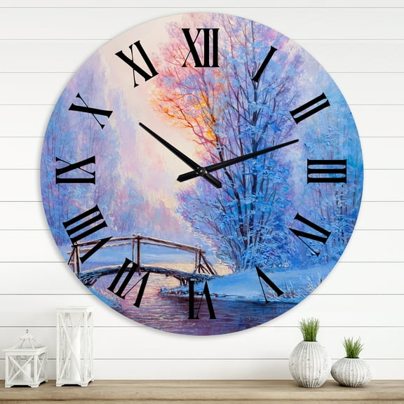 Designart 1 in Quartz Wall Clock