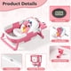 thumbnail image 2 of Bañera plegable para bebés Wiqins con termómetro, color rosa, 2 of 7