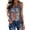 Navy, variant on Women 4Th Of July Racerback Tank Top Usa 250 Years Vintage American Flag Print Loose Fit Casual Summer Sleeveless Shirts Black S