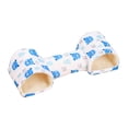 thumbnail image 2 of Cama de túneles de hámster Hideaway lavable espacioso nido tibio Tubo de juguete Cueva suave para ratones de planeador de azúcar ratas Hedgehog azul, 2 of 10