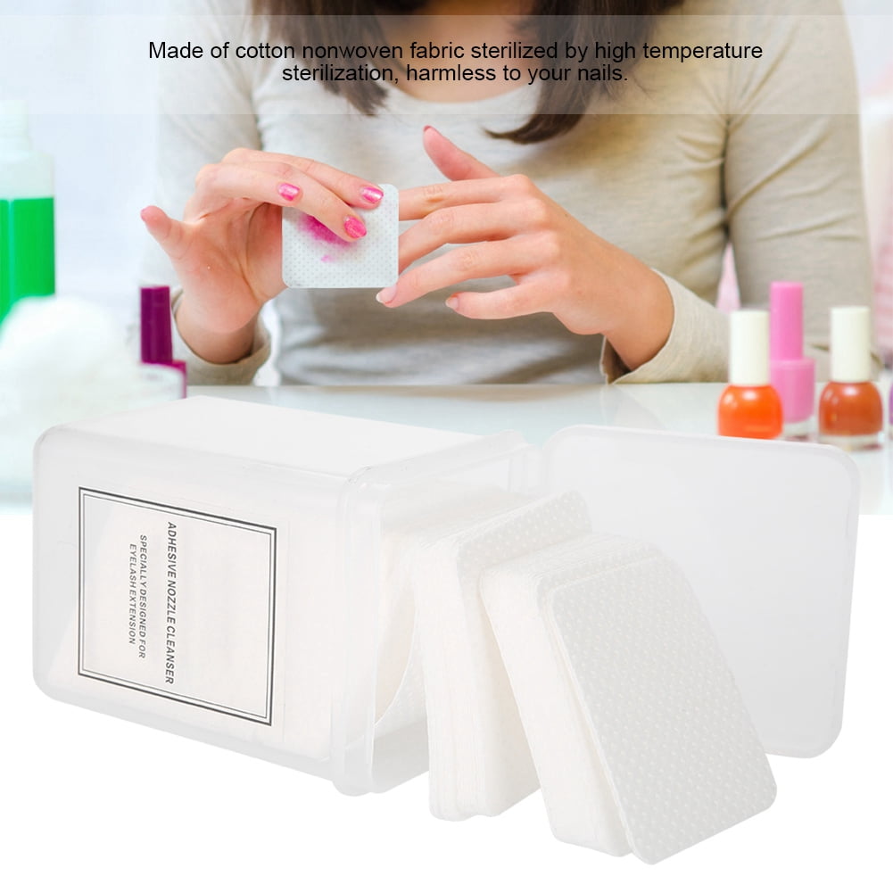 EOTVIA Polish Remover Pad, Nail Wipe Pad,200Pcs/Set Nail Cotton Pad