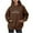 Brown, variant on WENWU Womens Hoodies Long Sleeve Hoodie Pullover Sweatshirts Cozy Sweatshirts for Women White Sweatshirt Womens Womens Fall Clothing Street Style