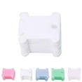 thumbnail image 3 of MesaSe Patpan 100Pcs Embroidery Floss Craft Thread Bobbin Cross Stitch Plastic Storage Holder Sewing Needlecraft, 3 of 8