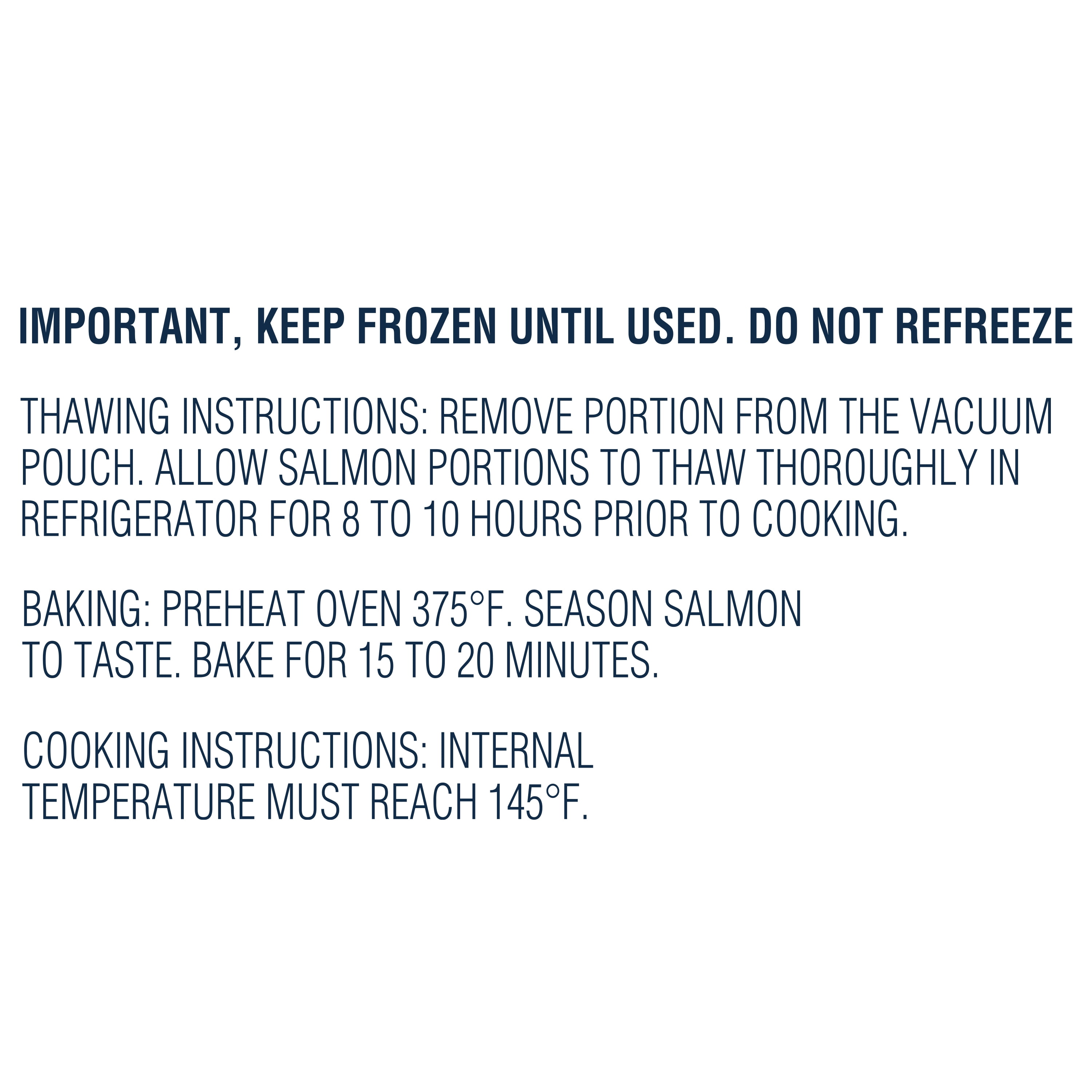 Latitude 45 Frozen Lemon Pepper Atlantic Salmon, 1 lb. Bag