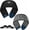 Color3, variant on Beixiya 2‑Pack Bluetooth 5.4 Sleep Headband Headphones, Soft Breathable Wireless Sleeping Earphones with Adjustable Magic Tape for Side Sleepers Yoga Travel Workout