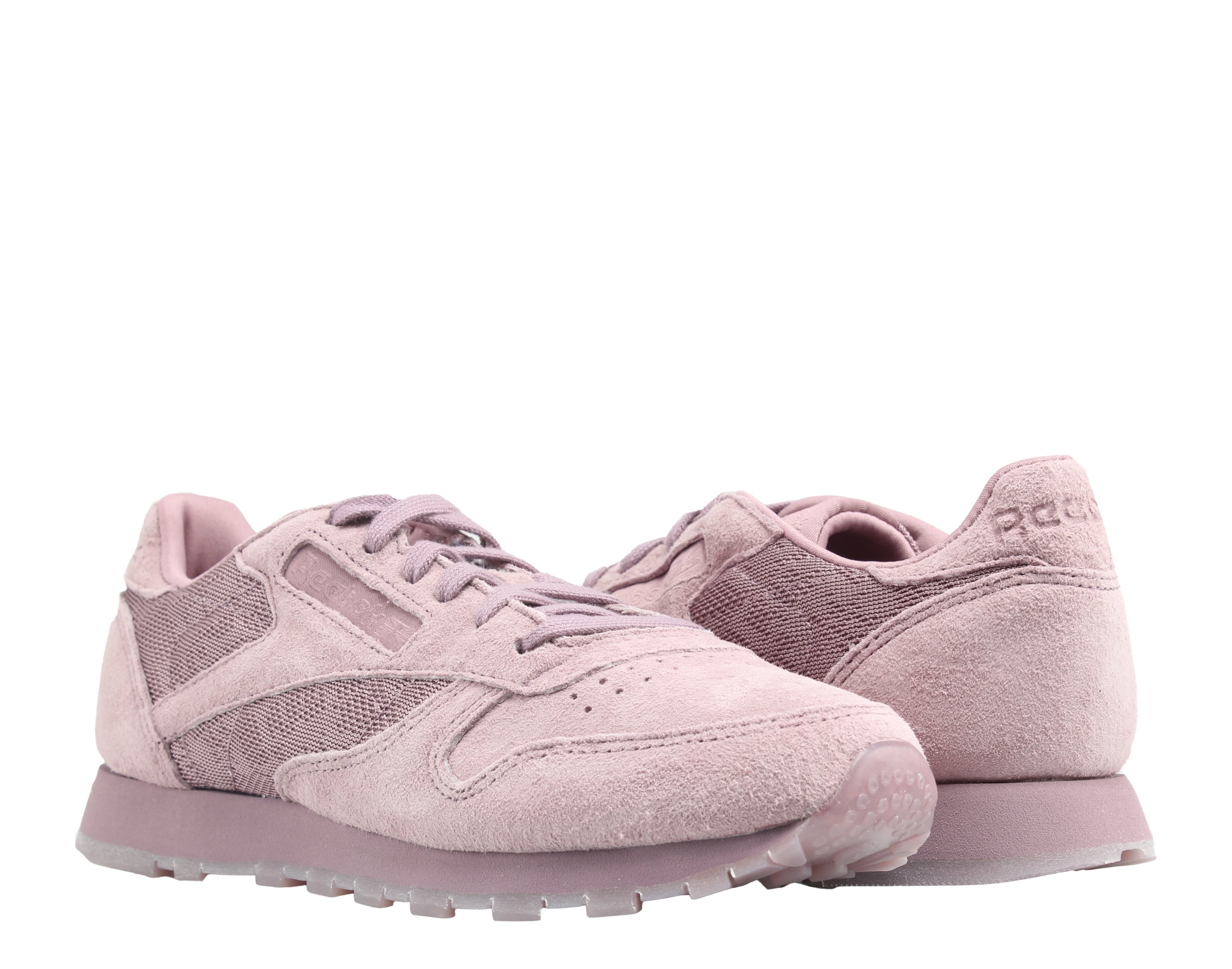 reebok cl leather smokey orchid lace
