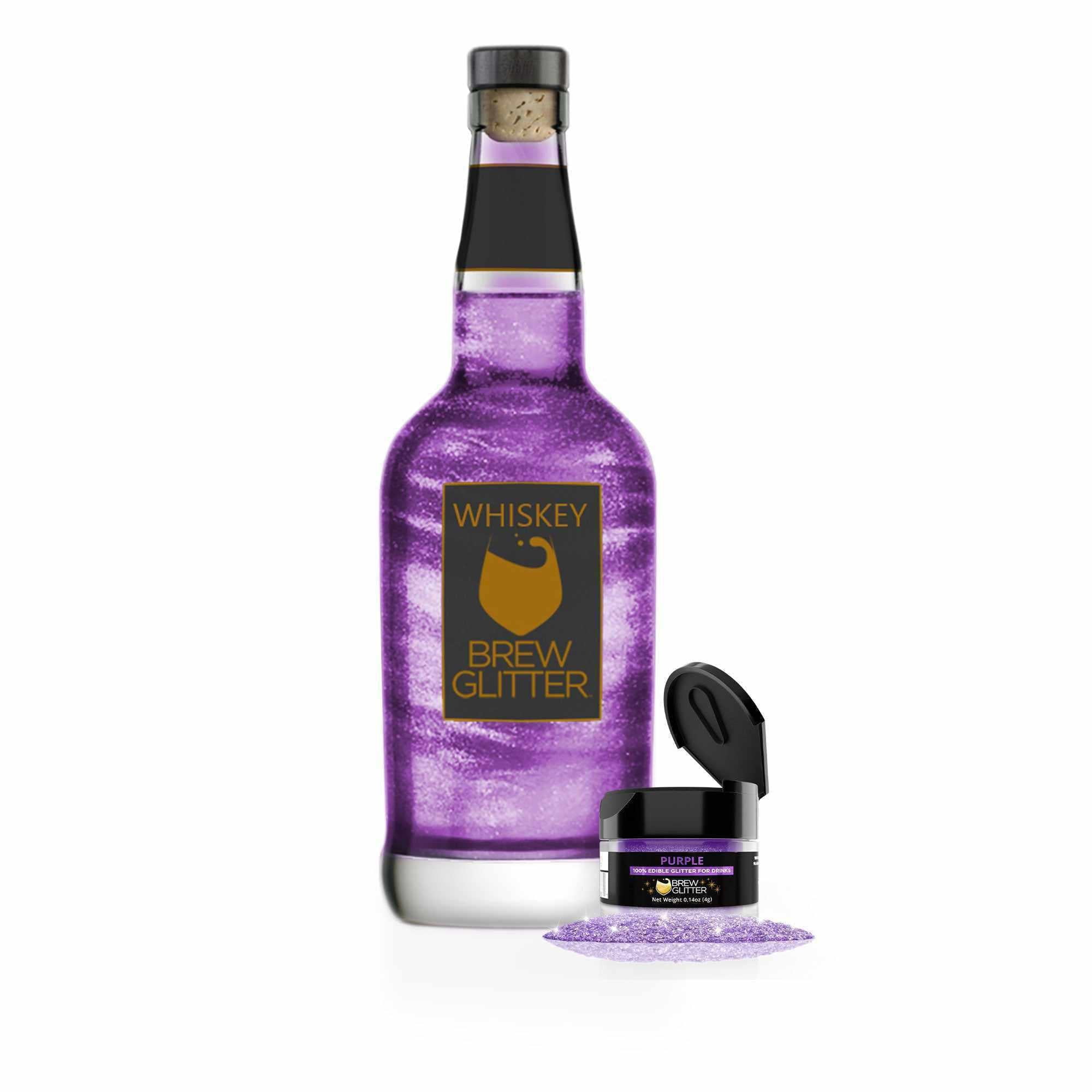 Brew Glitter Purple (4g, 1x Shaker Jar) | Edible Glitter for Beer,  Cocktails or Mocktails!