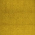 thumbnail image 1 of Ahgly Company Indoor Square Oriental Yellow Industrial Area Rugs, 5' Square, 1 of 4