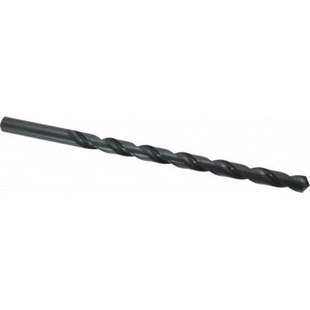 

Chicago-Latrobe 33/64 118° 2-Flute HSS Extra Length Drill Bit Oxide Finish 7-1/2 Flute Length 10 OAL Series 120X
