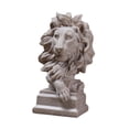 thumbnail image 2 of deevoka Animal Sculpture Anniversary Gift Ornament for Living Room Bedroom Bookshelf Lion, 2 of 9